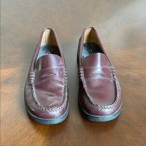 Sperry Kids Burgundy Dress Loafers Size 4 M